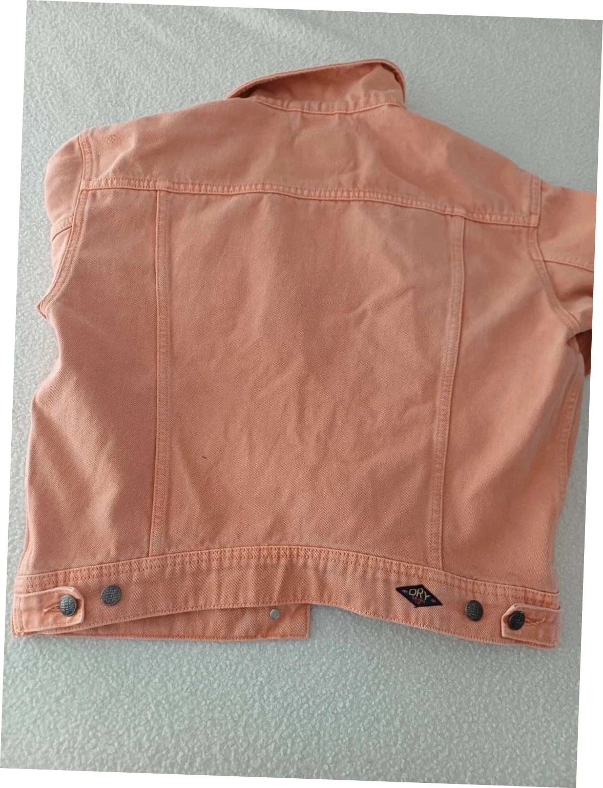 Chaqueta de mezclilla Superdry color pesca / coral pastel - T40 (L) – photo 10